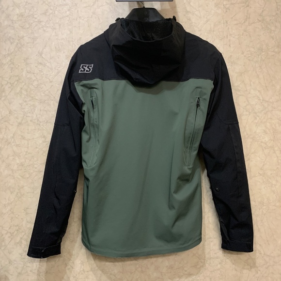 Speed And Strength Fame And Fortune Hooded Motorcycle Jacket Mens US Small - Picture 2 of 16